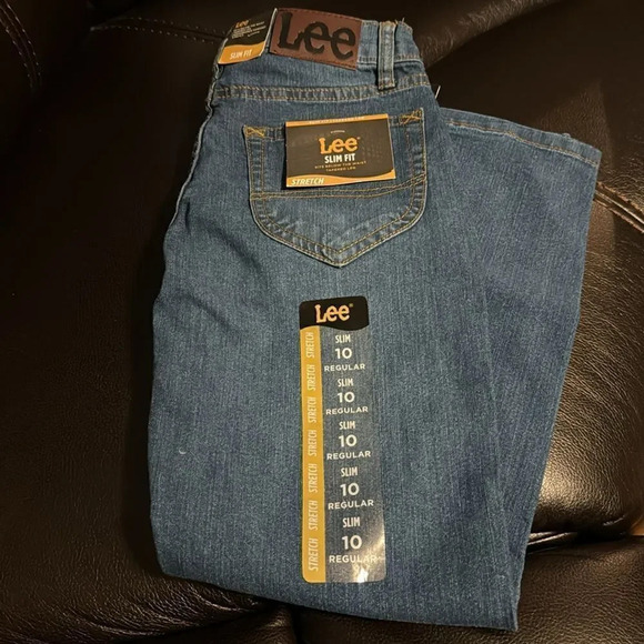 Boys Lee slim fit tapered leg jeans NWT jeans 4 Pair - Picture 7 of 9